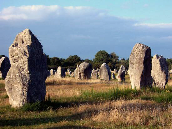 menhirs location carnac